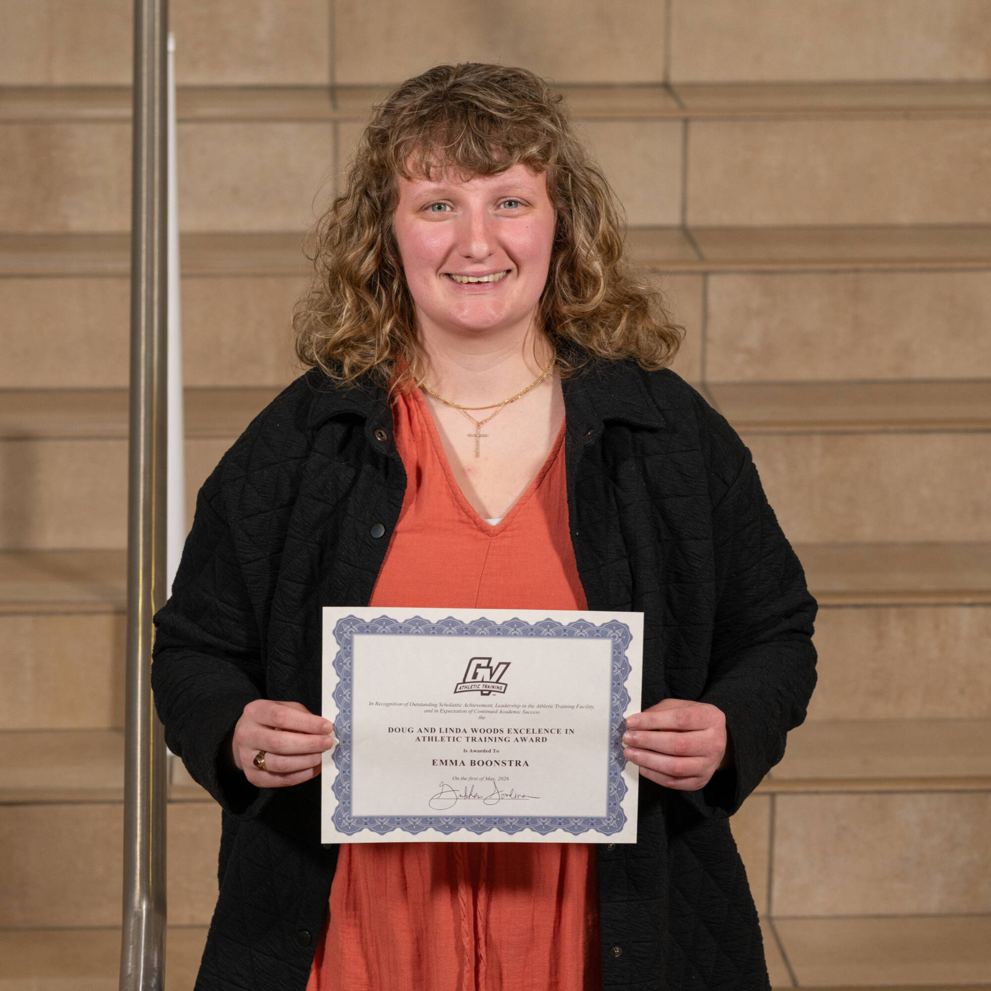Emma Boonstra '26 Woods Recipient